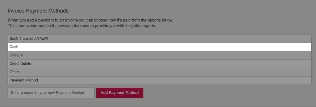 Payment Methods - Knowledge Base - IRIS KashFlow