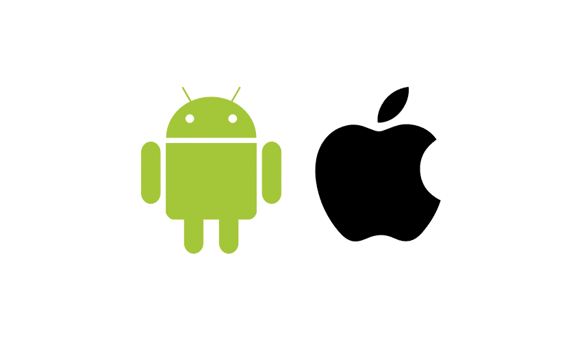Android and IOS logos.