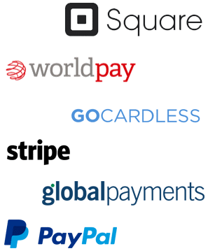 Payment logos.